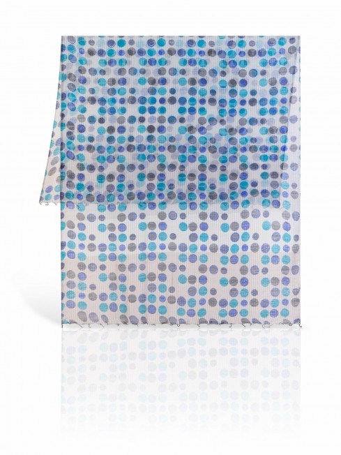 Палантин Женский SW-POLKA/BLUE